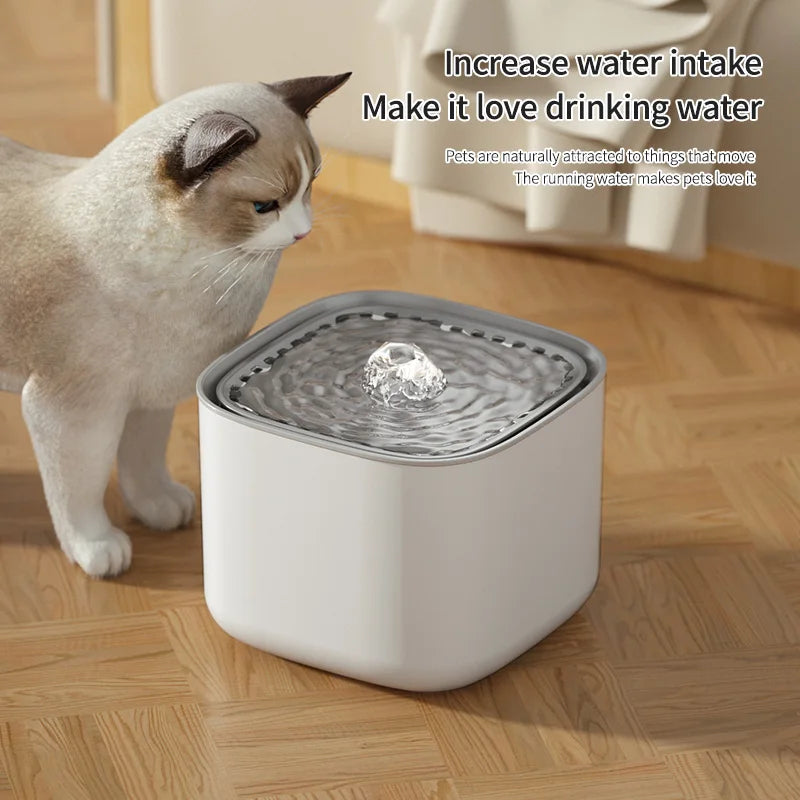 Fontaine à Eau Automatique pour Chat & Chien  — Hydratation Silencieuse & Continue
