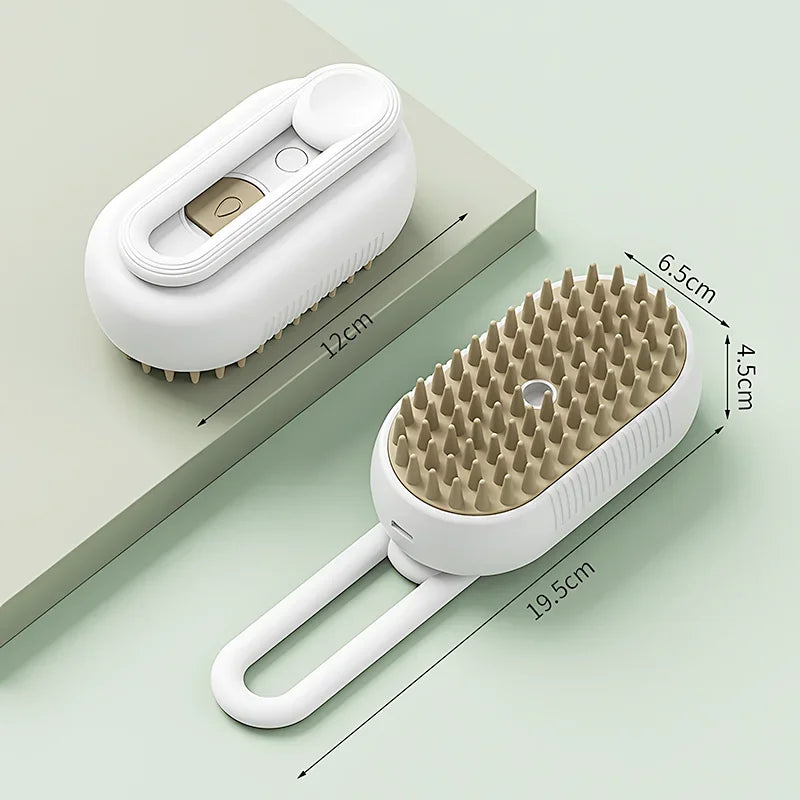 Brosse Vapeur Électrique — Élimine les Poils de votre Chat & Chien