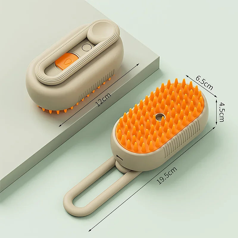 Brosse Vapeur Électrique — Élimine les Poils de votre Chat & Chien